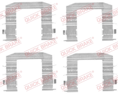 Accessory Kit, disc brake pad